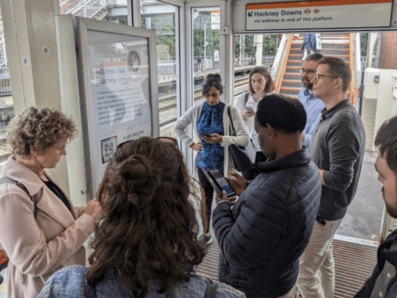 Digital Sign Language Demonstration Event on Arriva Rail